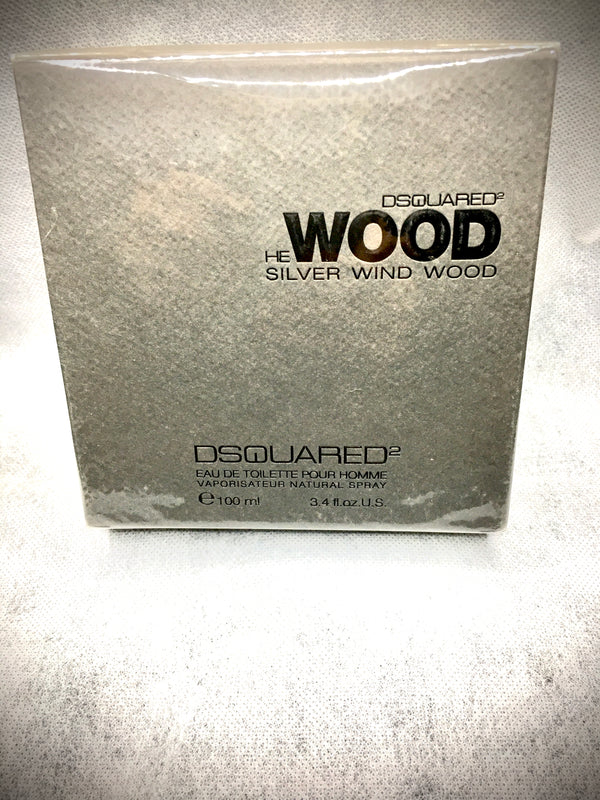 DSquared2 He Silver Wind Wood EDT 100 ml 3.4 oz Men BNIB DISCONTINUED SEALED RARE